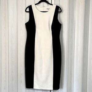 Calvin Klein Black And White Dress Size 12